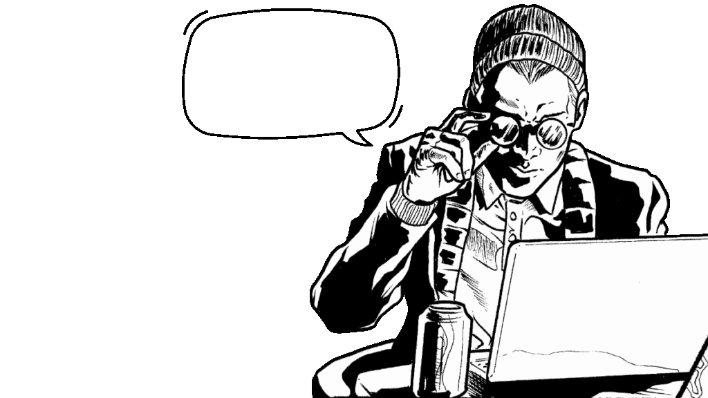 Contacta con la Asociación Cultural Yen San Cei Viñeta de cómic dibujada por Yen San