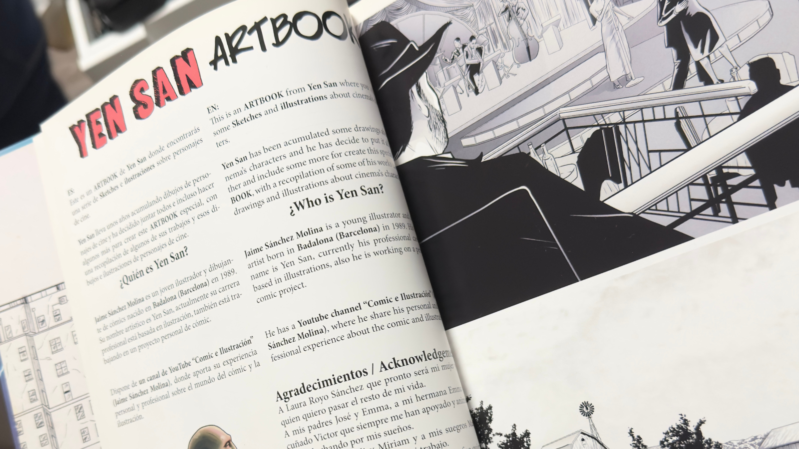 Guía de Autoedición de Cómic: Cómo publicar tu obra en papel sin morir en el intento Artbook de Yen San de 2018 de personajes de cine y videojuegos.